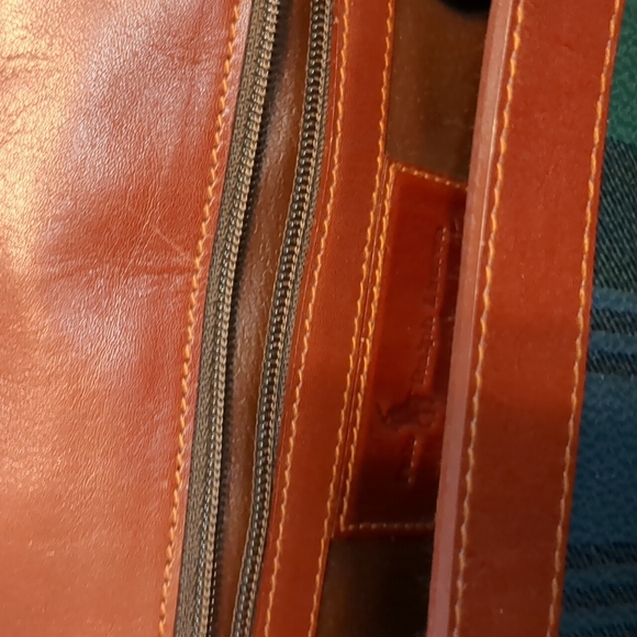 POLO by Ralph Lauren vintage green plaid satchel bag - Picture 9 of 10